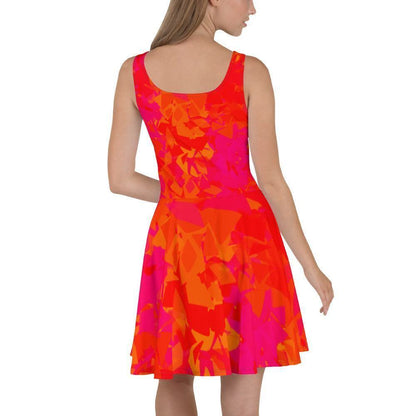 Red Crystal Skater Kleid Skater Kleid JLR Design