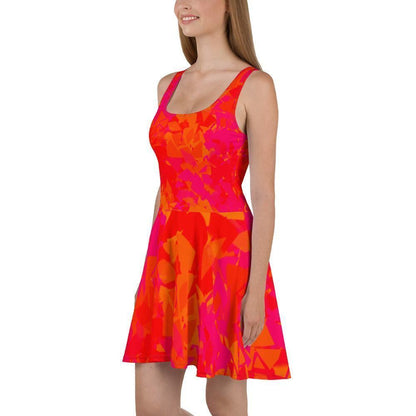 Red Crystal Skater Kleid Skater Kleid 61.99 ausgestellt, ausgestellter, crystal, Dame, Damen, einfarbig, Elastan, Frau, Frauen, Freizeit, Glatter, Kleid, kristall, Mitte, mittellanger, Muster, Nähte, Overlock, Pattern, Polyester, red, Rock, Saum, schmeichelhaft, Skater, Sport, Stoff, trendy, Weiblich, wühlfühlend, Überdeck JLR Design