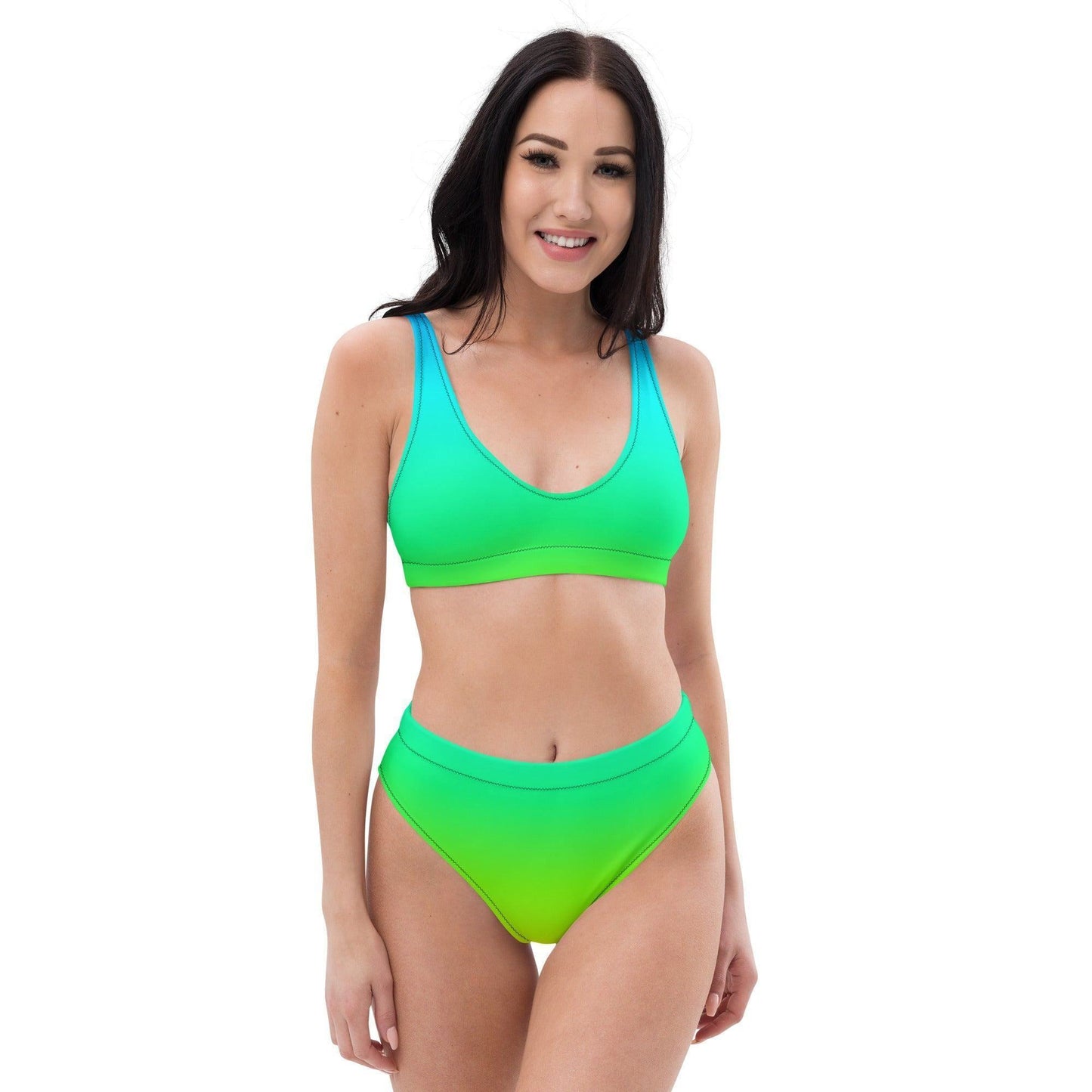 Regenbogen High Waist Bikini Bikini 56.99 Bikini, Design, einfarbig, Einlagen, Elastan, Fashion, GRS, High, Mode, Passform, Polyester, rainbow, regenbogen, Style, UPF50, Waist, zweilagig, zweitilig, Ökotex JLR Design