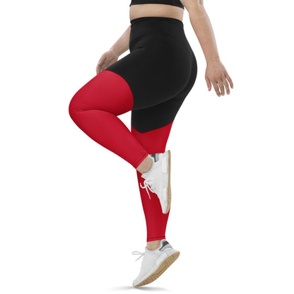 Rote Damen Sport Leggings Sport Leggings 57.99 Activewear, atmungsaktiv, auffällig, Bewegungsfreiheit, blickdicht, Damen, Design, Elastan, eng, Fashion, Feuchtigkeit, Figur, Fitnessstudio, funktional, Gym, Gürtel, Leggings, Mode, Natur, OEKOTEX100, Passform, Polyamid, Polyester, praktisch, Qualität, red, rot, Schweiß, Sport, Stoff, Style, Taille, Tasche, UPF50, verdichteter, weibliche, Yoga JLR Design