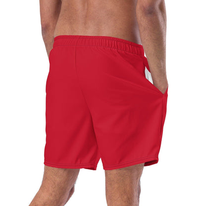 Rote Herren Badehose Badehose 59.99 Badehose, Badevergnügen, einfarbig, Elastan, Herren, Hüftband, Innenfutter, Komfort, Kordelzug, Mann, Männer, Passform, Polyester, Pool, recycelt, red, rot, Scheuerschutz, See, trocknend JLR Design