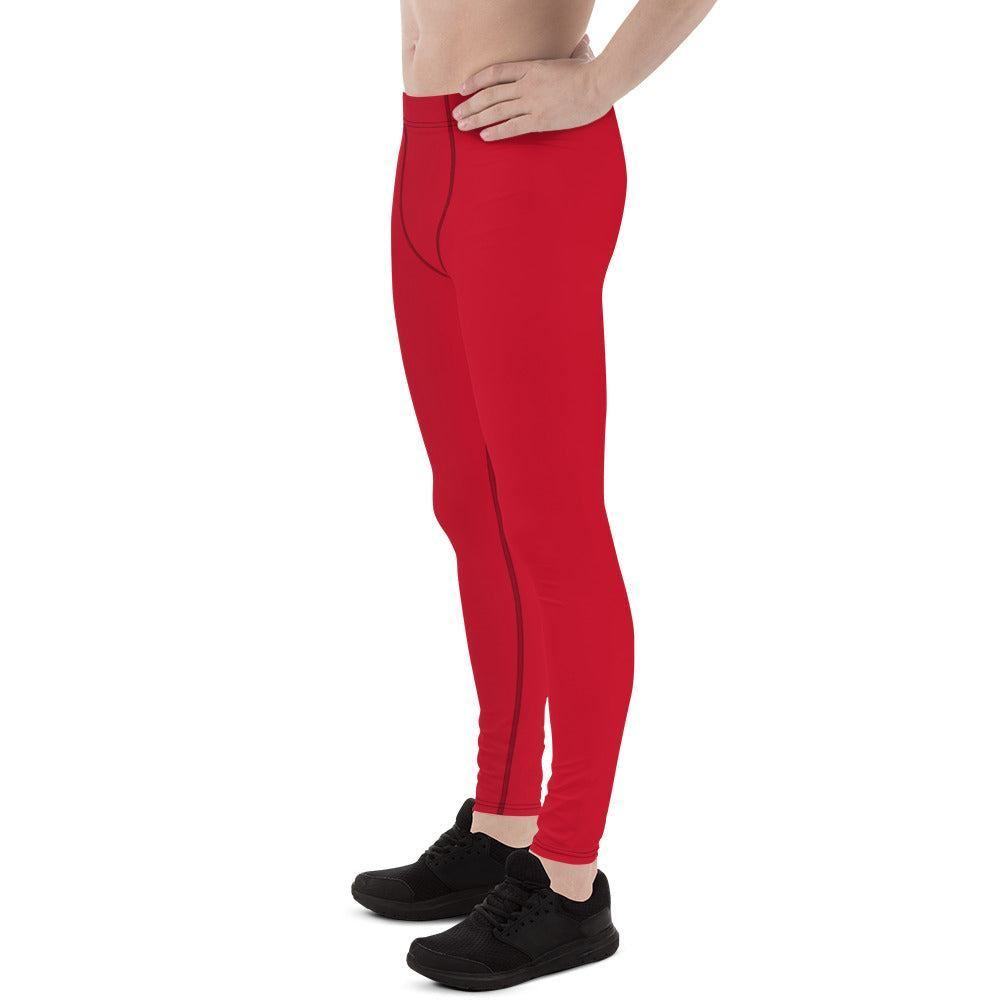 Rote Herren Leggings Leggings 54.99 aktiv, anliegend, atmungsaktiv, bequem, Bewegungsfreiheit, Bund, dehnbahr, Design, einfarbig, Elastan, Fashion, Fitness, funktional, Herrenleggings, Laufen, Leggings, Mann, modebewusst, Passform, Polyester, red, rot, Sport, Sportbekleidung, Style, Tragegefühl, Training, USF50+, Yoga JLR Design