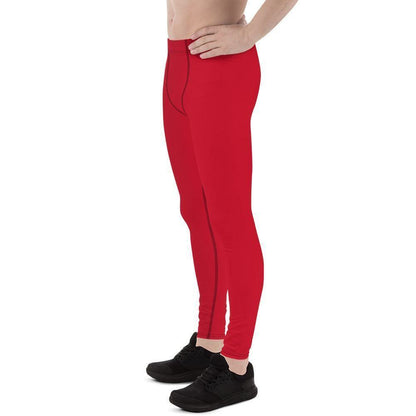 Rote Herren Leggings Leggings 54.99 aktiv, anliegend, atmungsaktiv, bequem, Bewegungsfreiheit, Bund, dehnbahr, Design, einfarbig, Elastan, Fashion, Fitness, funktional, Herrenleggings, Laufen, Leggings, Mann, modebewusst, Passform, Polyester, red, rot, Sport, Sportbekleidung, Style, Tragegefühl, Training, USF50+, Yoga JLR Design