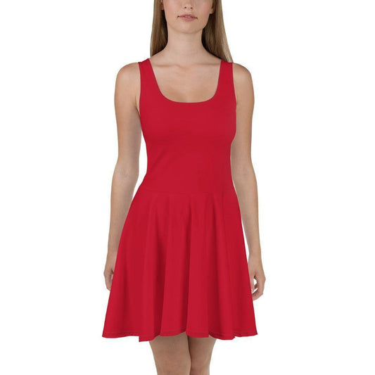 Rotes Skater Kleid Skater Kleid 56.99 ausgestellt, ausgestellter, Dame, Damen, einfarbig, Elastan, Frau, Frauen, Freizeit, Glatter, Kleid, Mitte, mittellanger, Muster, Nähte, Overlock, Pattern, Polyester, red, Rock, rot, Saum, schmeichelhaft, Skater, Sport, Stoff, trendy, Weiblich, wühlfühlend, Überdeck JLR Design