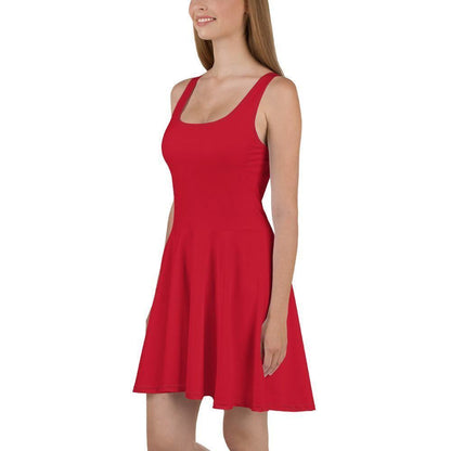 Rotes Skater Kleid Skater Kleid 56.99 ausgestellt, ausgestellter, Dame, Damen, einfarbig, Elastan, Frau, Frauen, Freizeit, Glatter, Kleid, Mitte, mittellanger, Muster, Nähte, Overlock, Pattern, Polyester, red, Rock, rot, Saum, schmeichelhaft, Skater, Sport, Stoff, trendy, Weiblich, wühlfühlend, Überdeck JLR Design