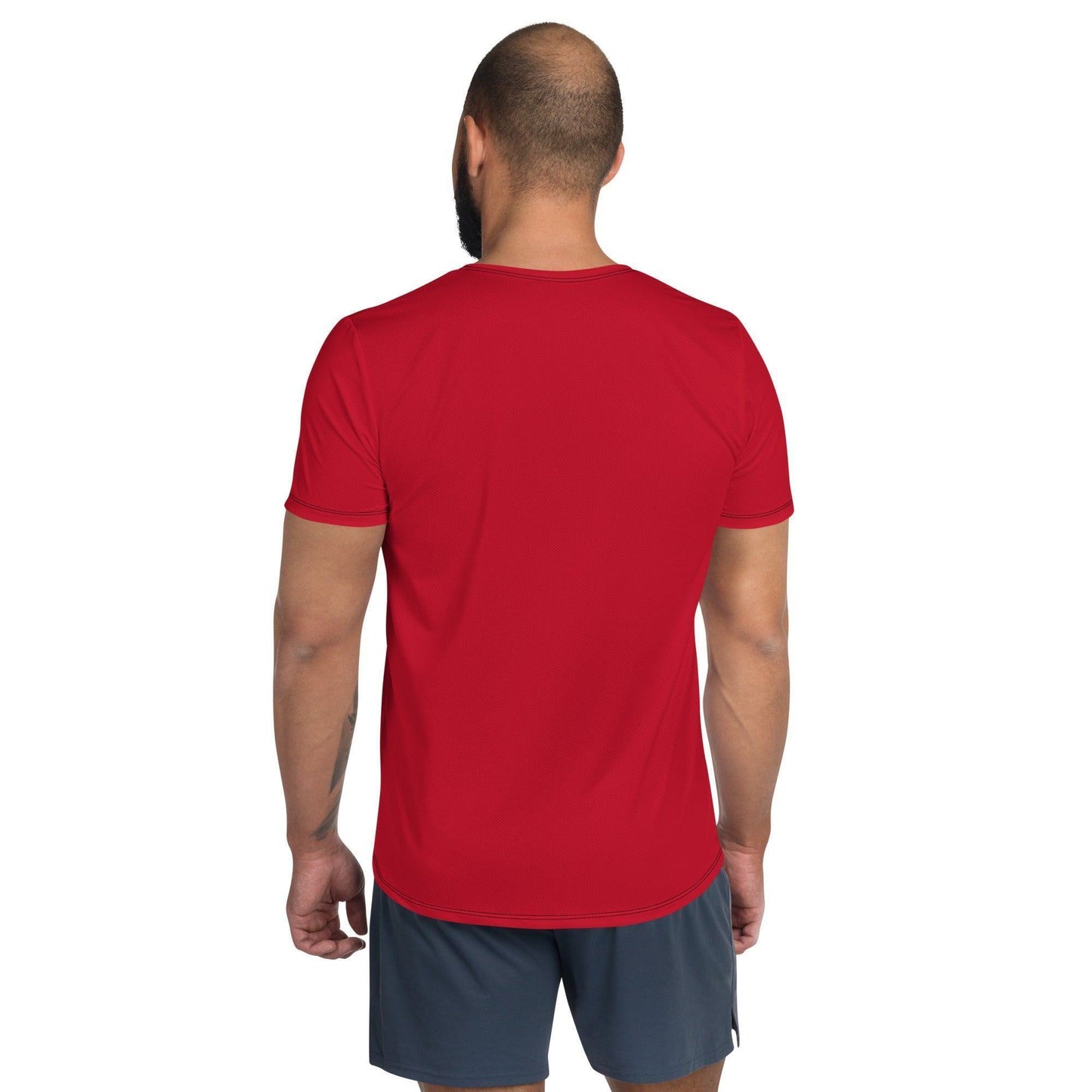 Rotes Sport T-Shirt für Herren -- Rotes Sport T-Shirt für Herren - XS Sport T-Shirt | JLR Design