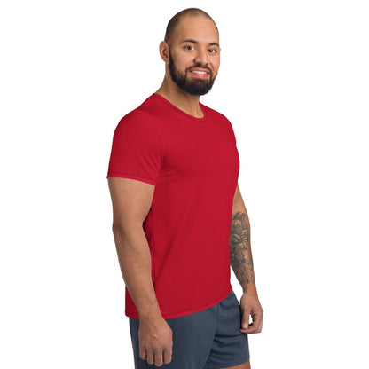 Rotes Sport T-Shirt für Herren -- Rotes Sport T-Shirt für Herren - XS Sport T-Shirt | JLR Design