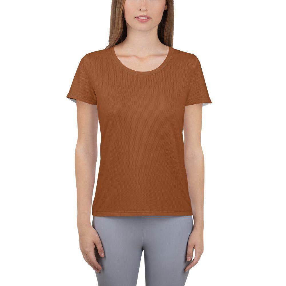 Saddle Brown Sport T-Shirt für Damen -- Saddle Brown Sport T-Shirt für Damen - XS Sport T-Shirt | JLR Design