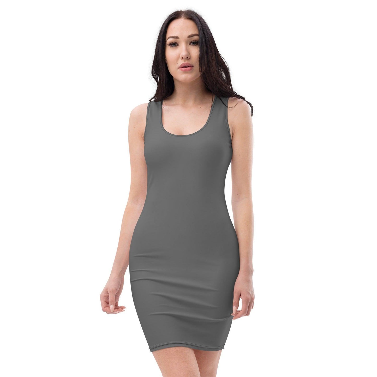 Sambesi enganliegendes Kleid Kleid 49.99 Abendkleid, Damen, Dress, einfarbig, Elastan, Elegant, Enganliegend, Fashion, Figurbetont, Frau, grau, grey, Kleid, Kurven, Longdress, Mikrofasergarn, Mode, modisch, Muster, Passform, Pattern, Polyester, Sambesi, Sexy, Statement, Stretch, Style, Vier, Wege JLR Design