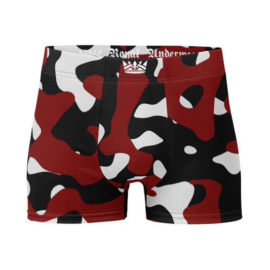 Schwarz Rot Weiss Camouflage Royal Underwear Boxershorts Boxershorts JLR Design