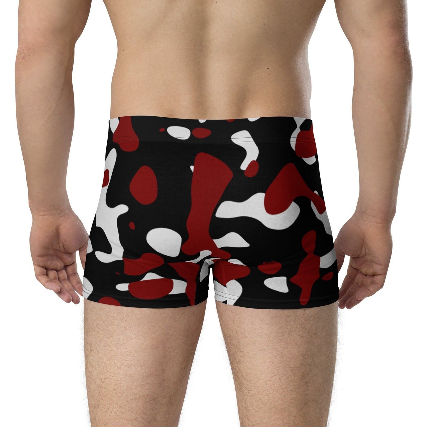 Schwarz Rot Weiss Camouflage Royal Underwear Boxershorts Boxershorts 54.99 Black, Boxer, Boxershorts, Brief, Camo, Camouflage, dehnbar, Design, einfarbig, Einlage, Elastan, Fashion, ganztägig, gefütterte, Halt, Herren, keine, Komfort, Mid-Waist, Muster, Overlock, Paneele, Pattern, Polyester, Red, Rot, Royal, Rückennaht, Schwarz, Style, Tarnfarbe, Underwear, Vordertasche, weich, Weiss, White, Überdecknaht JLR Design