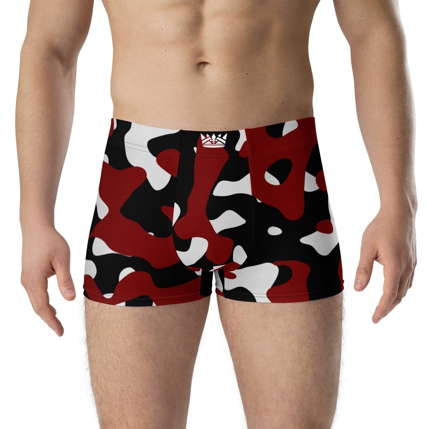 Schwarz Rot Weiss Camouflage Royal Underwear Boxershorts -- Schwarz Rot Weiss Camouflage Royal Underwear Boxershorts - undefined Boxershorts | JLR Design