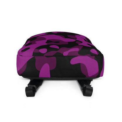 Schwarz Violet Camouflage mittelgroßer Rucksack Rucksack JLR Design