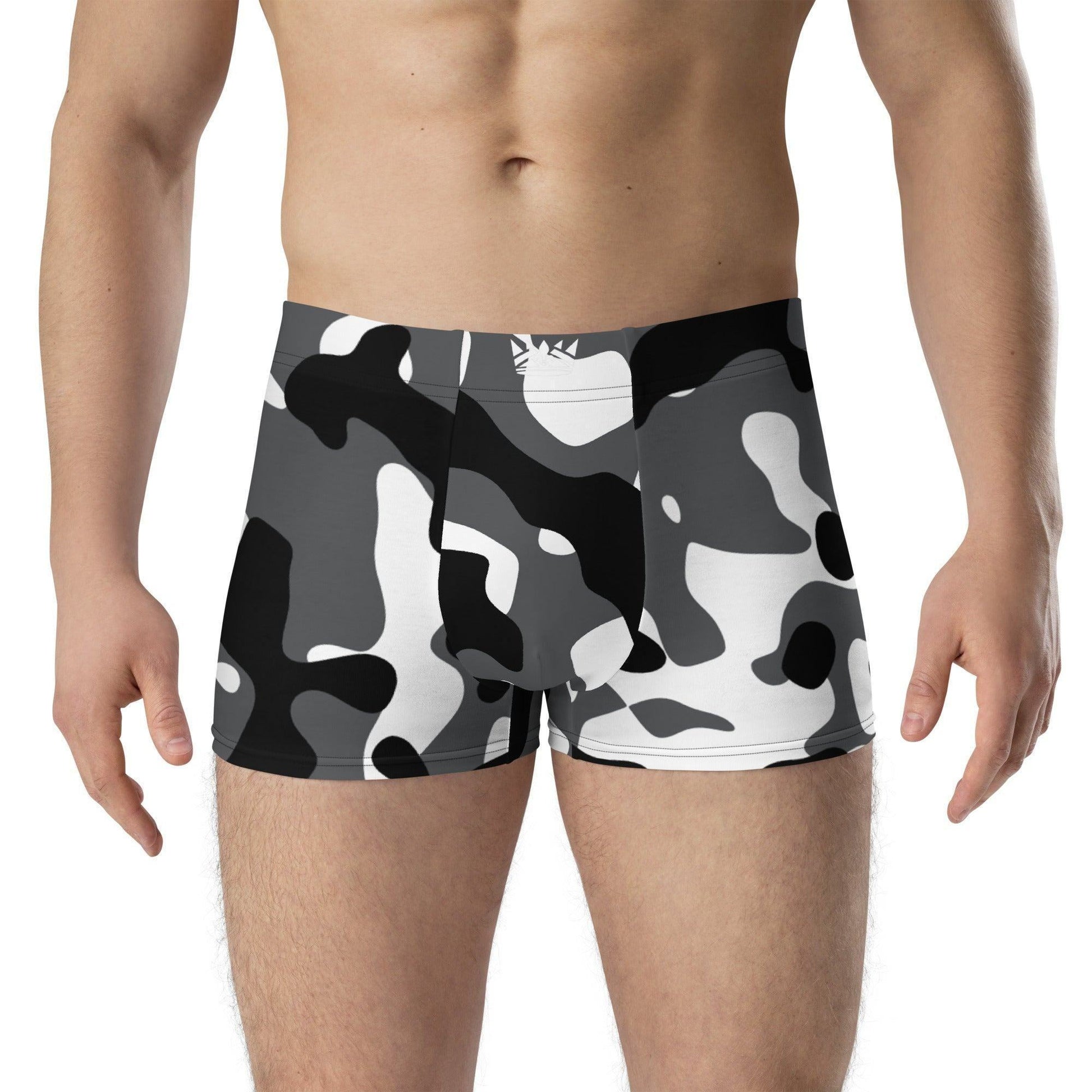 Schwarz Weiss Grau Camouflage Royal Underwear Boxershorts Boxershorts JLR Design