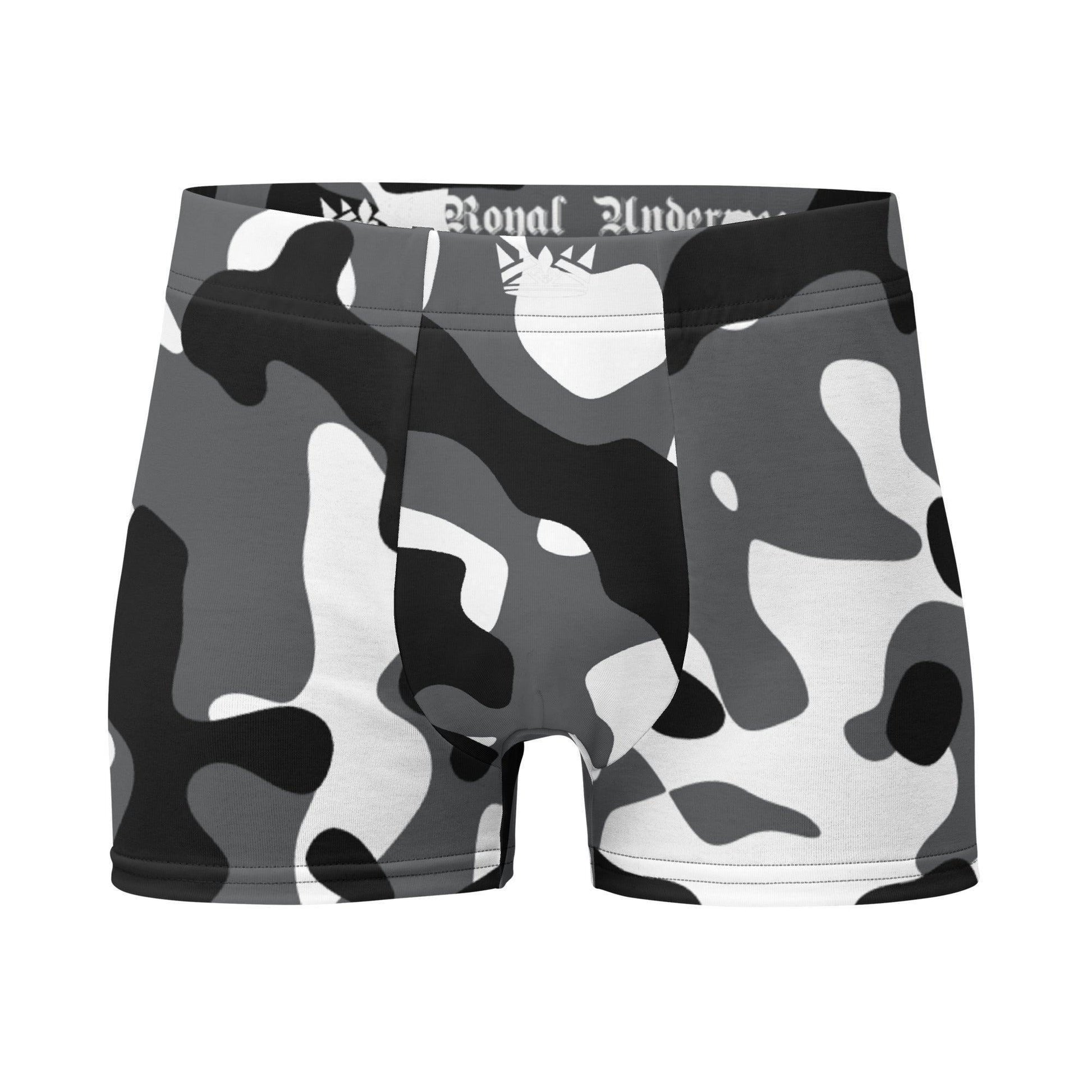 Schwarz Weiss Grau Camouflage Royal Underwear Boxershorts Boxershorts JLR Design