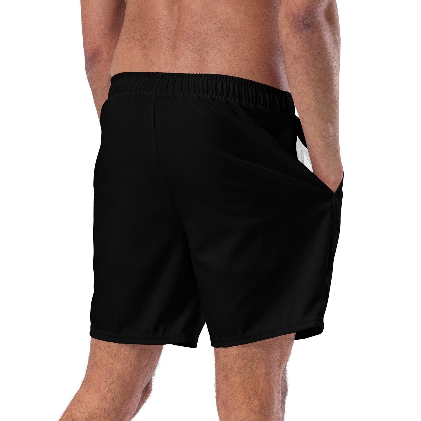 Schwarze Herren Badehose Badehose 59.99 Badehose, Badevergnügen, black, einfarbig, Elastan, Herren, Hüftband, Innenfutter, Komfort, Kordelzug, Mann, Männer, Passform, Polyester, Pool, recycelt, Scheuerschutz, schwarz, See, trocknend JLR Design