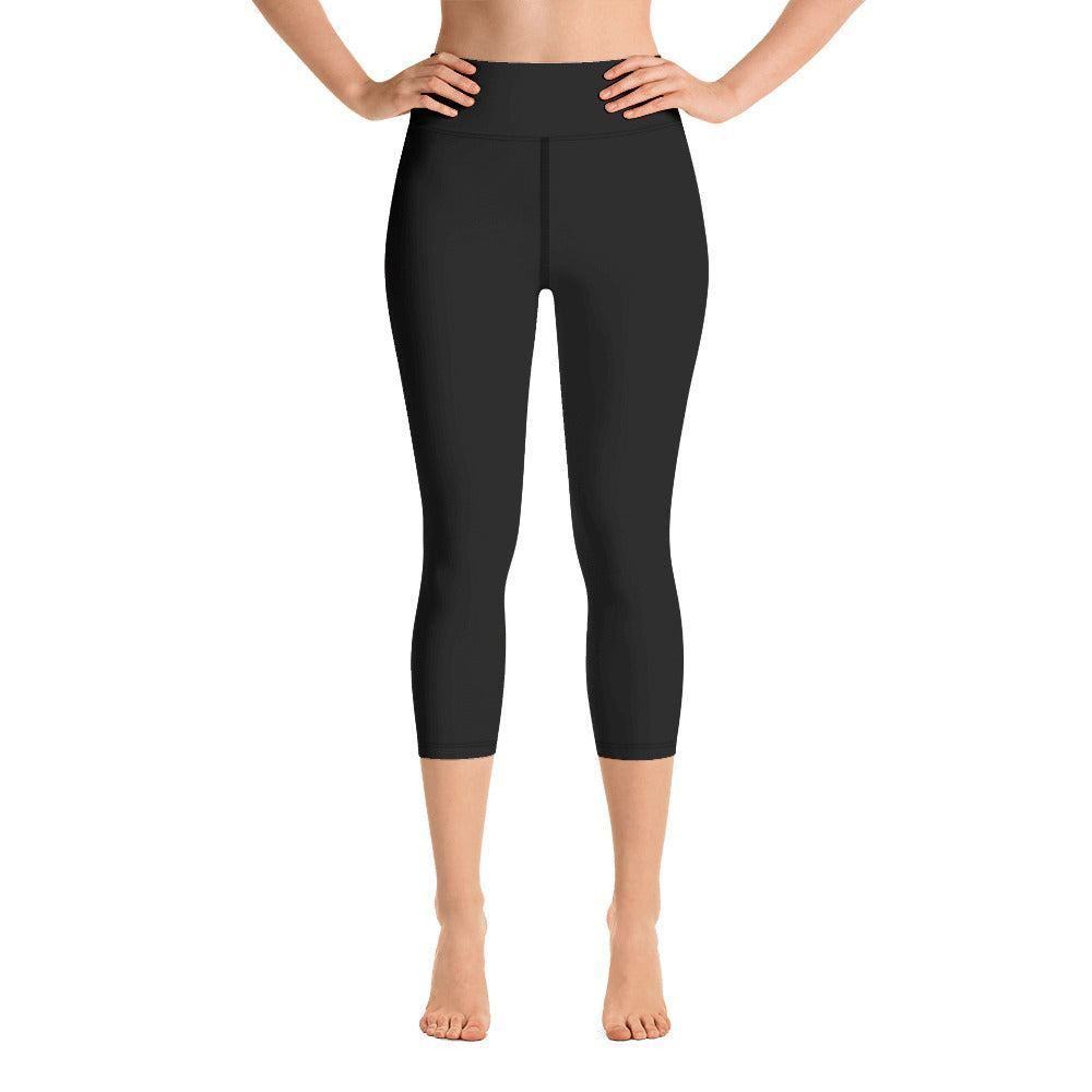 Schwarze Yoga Capri Leggings Yoga Capri Leggings 49.99 Bewebungsfreiheit, Bewegung, black, Bund, Capri, Damen, Design, einfarbig, Elastan, Fashion, Fitness, Fitnessstudio, Flacher, Gummizug, Gym, hochwertig, Körper, Leggings, Material, Mode, Polyester, Saum, schwarz, Session, Sport, Streetwear, Style, USF50, Vier-Wege-Stretch, Wadenlang, Yoga JLR Design