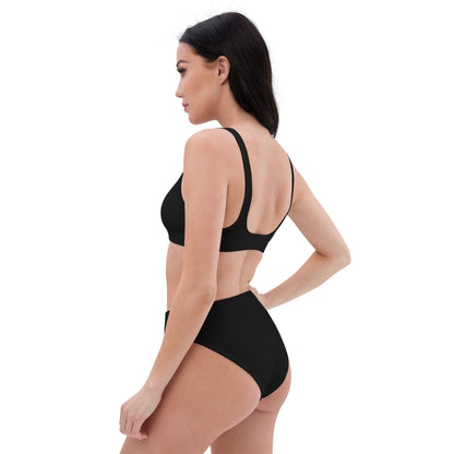 Schwarzer High Waist Bikini Bikini 49.99 Bikini, black, Design, einfarbig, Einlagen, Elastan, Fashion, GRS, High, Mode, Passform, Polyester, schwarz, Style, UPF50, Waist, zweilagig, zweitilig, Ökotex JLR Design