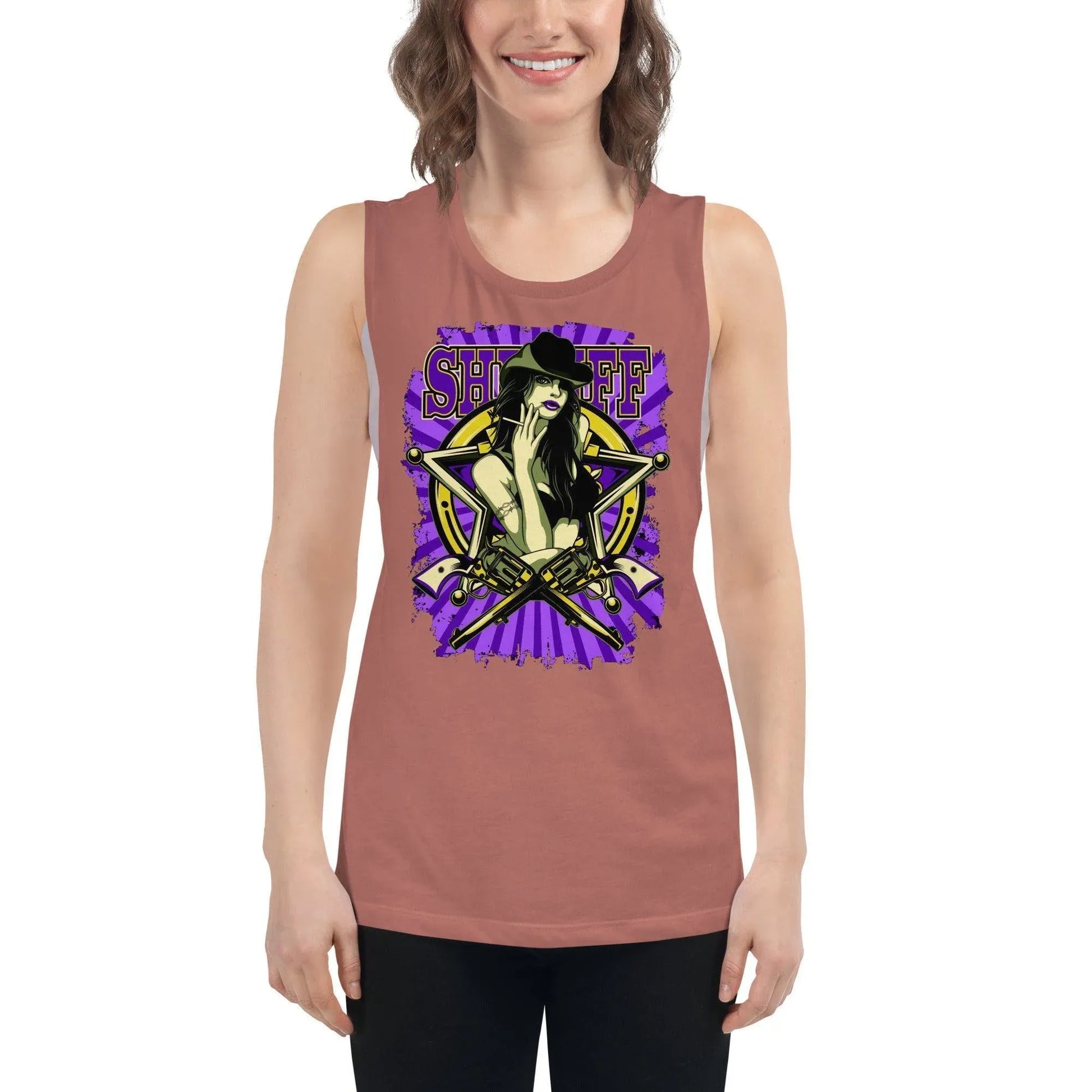 sheriff-damen-tank-top-tank-top-jlr-design-99961 - JLR Design