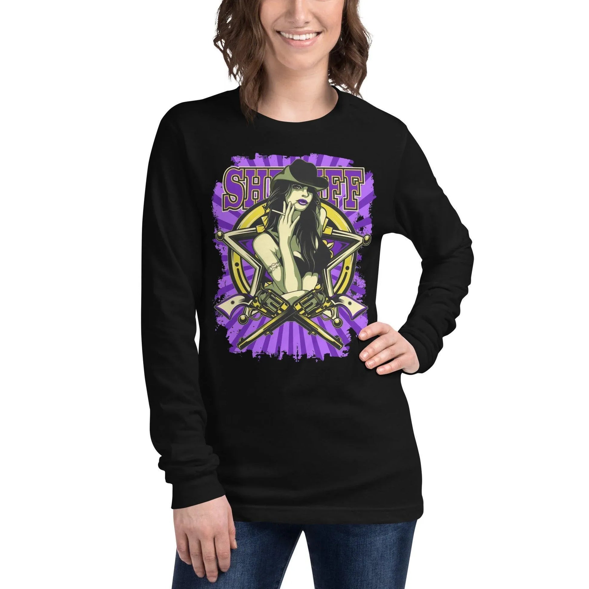 sheriff-langarmshirt-langarmshirt-jlr-design-44999 - JLR Design
