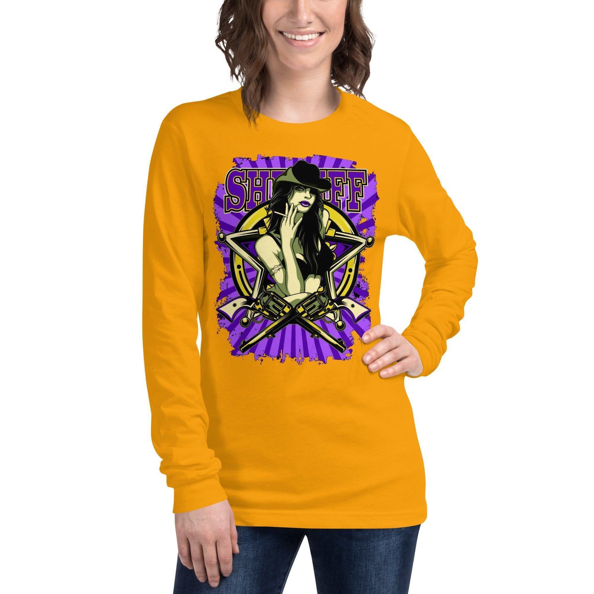 Sheriff Langarmshirt Langarmshirt JLR Design