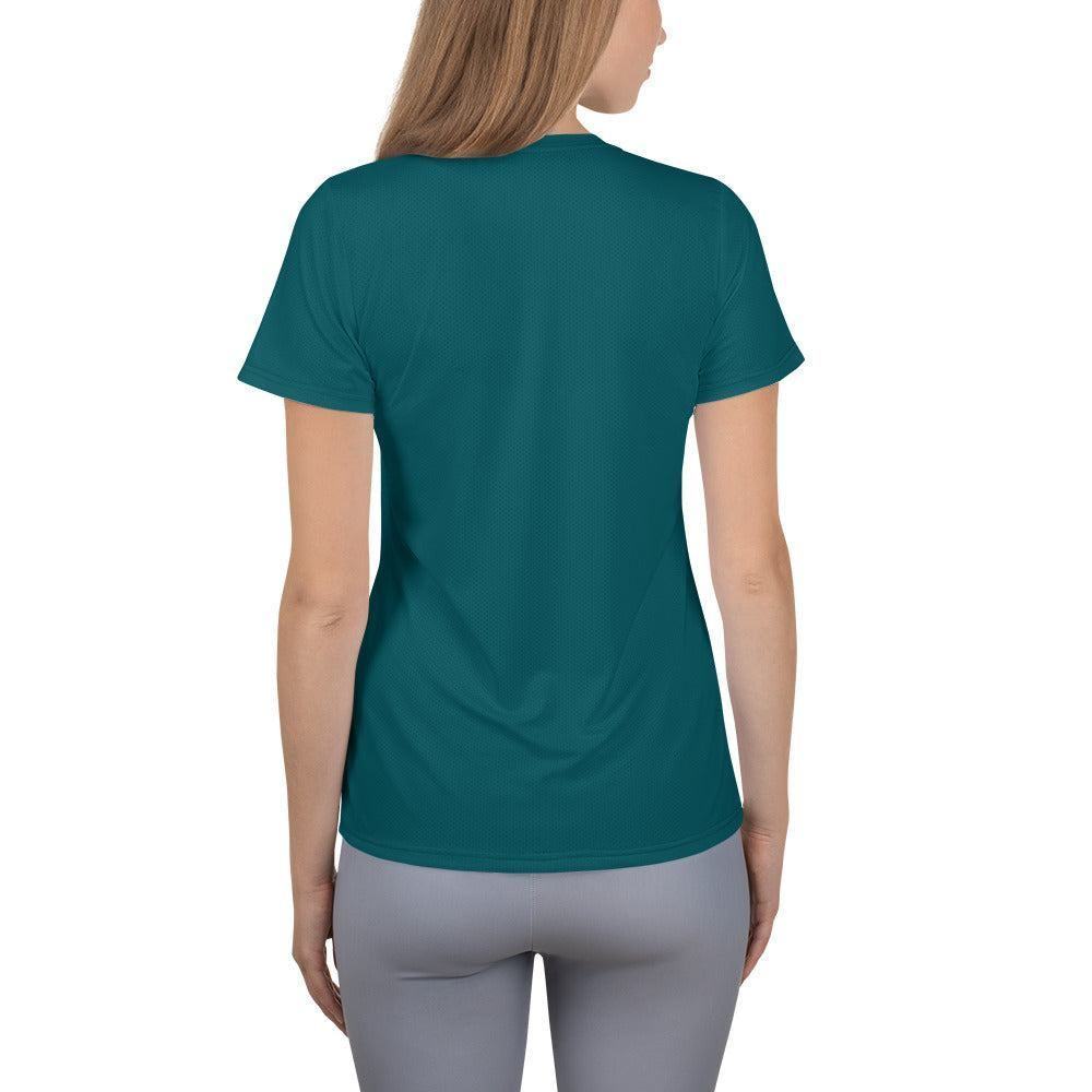 Sherpa Blau Sport T-Shirt für Damen -- Sherpa Blau Sport T-Shirt für Damen - XS Sport T-Shirt | JLR Design