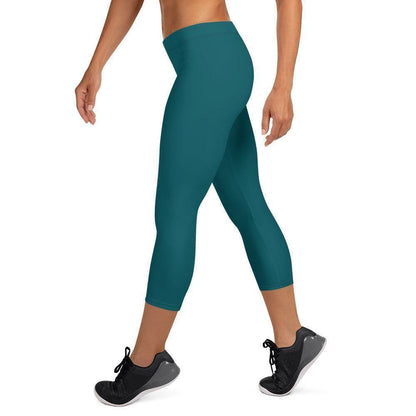 Sherpa Blaue Damen Capri Leggings Capri Leggings JLR Design