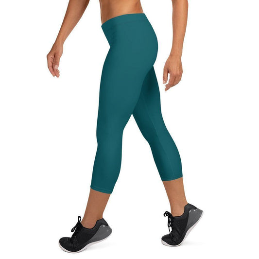 Sherpa Blaue Damen Capri Leggings Capri Leggings JLR Design