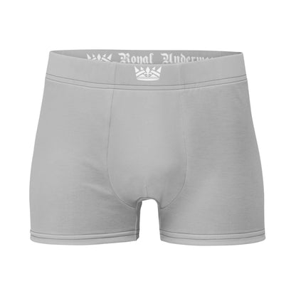 Silberne Royal Underwear Boxershorts Boxershorts 44.99 Boxer, Boxershorts, Brief, dehnbar, einfarbig, Einlage, Elastan, ganztägig, gefütterte, Halt, Herren, keine, Komfort, Mid-Waist, Overlock, Paneele, Polyester, Royal, Rückennaht, silber, Underwear, Vordertasche, weich, Überdecknaht JLR Design