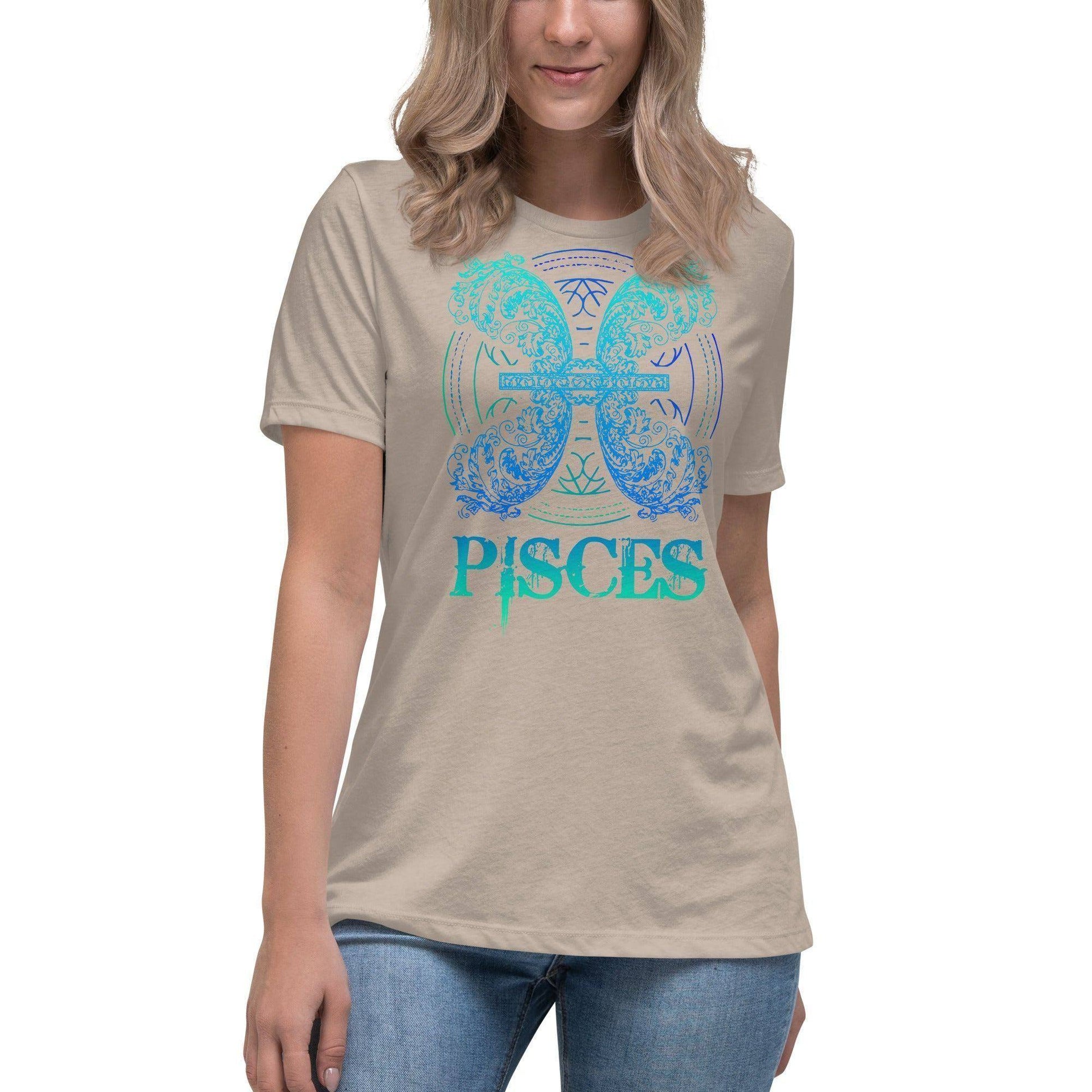 sternzeichen-fische-damen-t-shirt-t-shirt-jlr-design-76300 - JLR Design