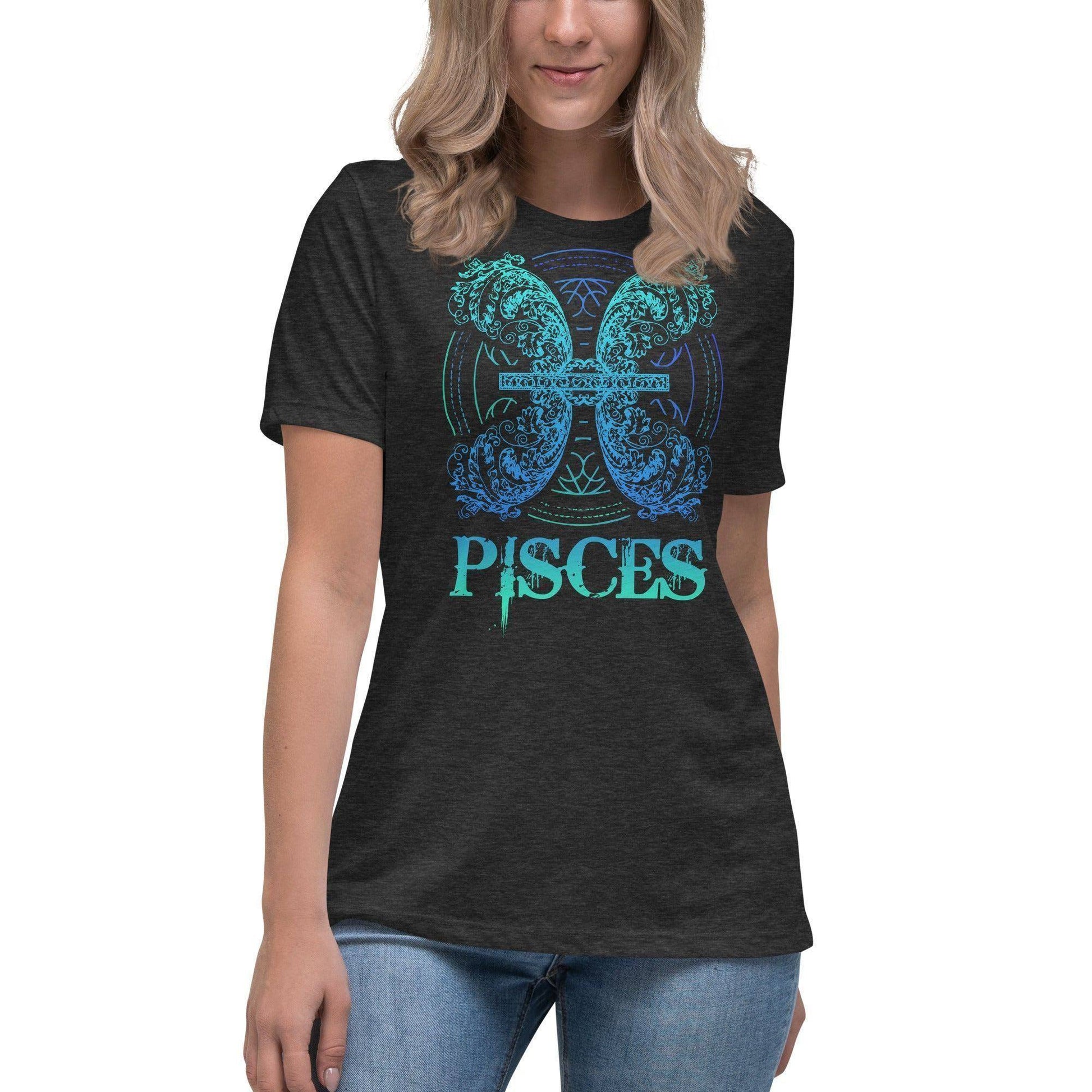sternzeichen-fische-damen-t-shirt-t-shirt-jlr-design-53532 - JLR Design