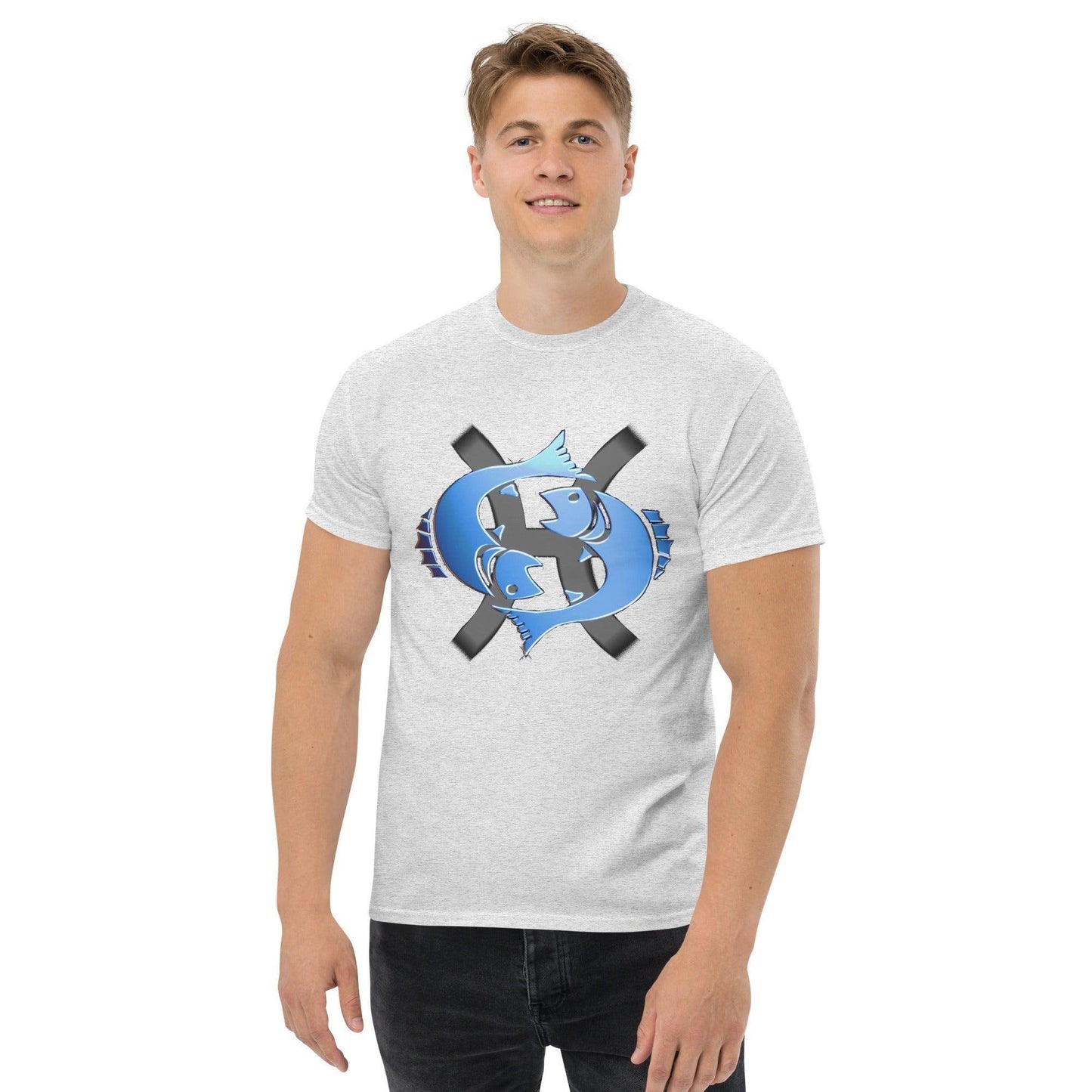 Sternzeichen Fische Herren T-Shirt -- Sternzeichen Fische Herren T-Shirt - undefined T-Shirt | JLR Design