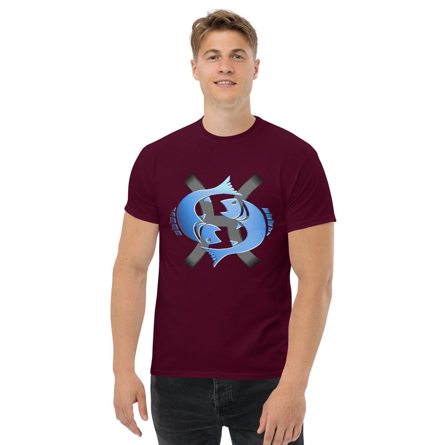 Sternzeichen Fische Herren T-Shirt T-Shirt 34.99 Astrology, atmungsaktiv, Baumwolle, bequem, Bewegungsfreiheit, Design, Doppelnaht, Farben, Fashion, Fische, Heather, Herren, Horoskop, klassisch, Kleidungsstück, kombinierbar, Mann, Mode, Nackenband, Passform, Pisces, Polyester, Rotorgarn, Rundhalsausschnitt, Rundstrickware, Schulterband, Sign, Sternzeichen, Style, T-Shirt, Zodiac JLR Design