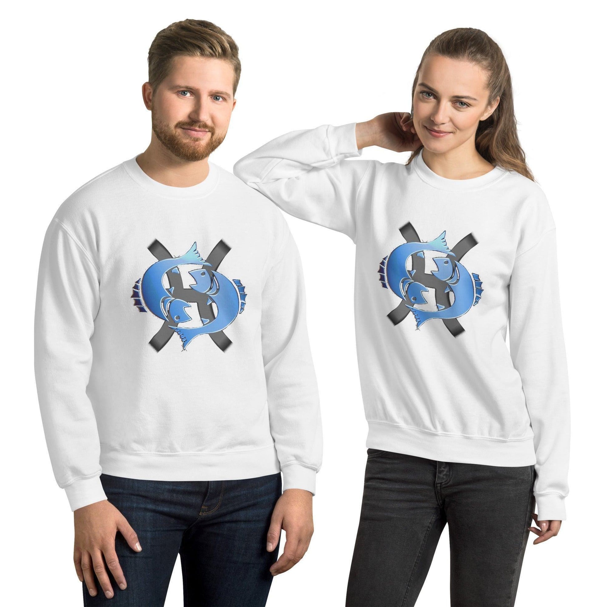 Sternzeichen Fische Unisex Pullover -- Sternzeichen Fische Unisex Pullover - undefined Pullover | JLR Design