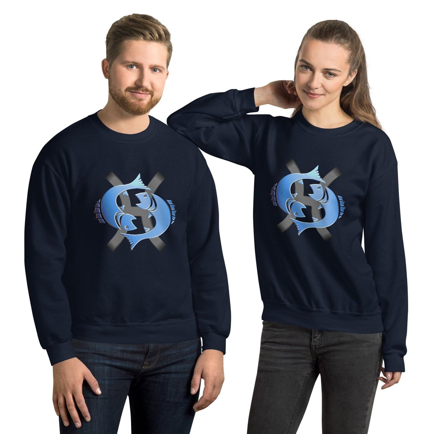 Sternzeichen Fische Unisex Pullover Pullover 42.99 Allrounder, angenehmes, Apparel, Astrologie, Baumwolle, Begleiter, Damen, Design, doppelnaht, Fashion, feingesticktes, fische, Fleece, Frau, hergestellt, Herren, hochwertige, Horoskop, kalte, Kleiderschrank, kombinieren, kuschelig, lässiger, Mann, Mode, Outfit, Pisces, Polyester, Pullover, Rippausschnitt, Saum, Schnitt, Sign, Sternzeichen, Streetwear, Tage, Trageerlebnis, Tragegefühl, vielseitig, warm, zeitloses, Zodiac, Ärmelbündchen JLR Design