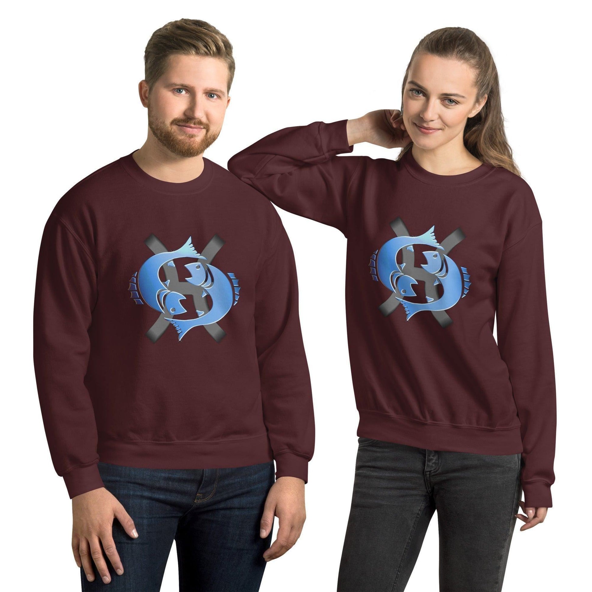 Sternzeichen Fische Unisex Pullover Pullover JLR Design