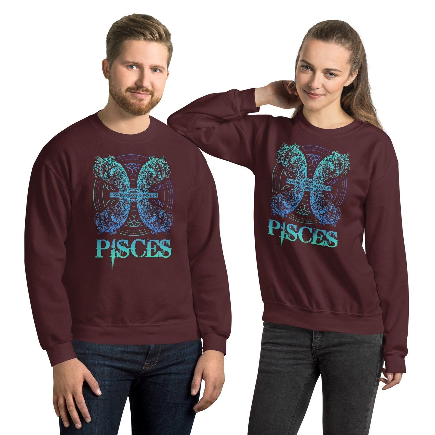 Sternzeichen Fische Unisex Pullover Pullover 42.99 Allrounder, angenehmes, Apparel, Astrologie, Baumwolle, Begleiter, Damen, Design, doppelnaht, Fashion, feingesticktes, Fische, Fleece, Frau, hergestellt, Herren, hochwertige, Horoskop, kalte, Kleiderschrank, kombinieren, kuschelig, lässiger, Mann, Mode, Outfit, Pisces, Polyester, Pullover, Rippausschnitt, Saum, Schnitt, sign, Sternzeichen, Streetwear, Tage, Trageerlebnis, Tragegefühl, vielseitig, warm, zeitloses, Zodiac, Ärmelbündchen JLR Design