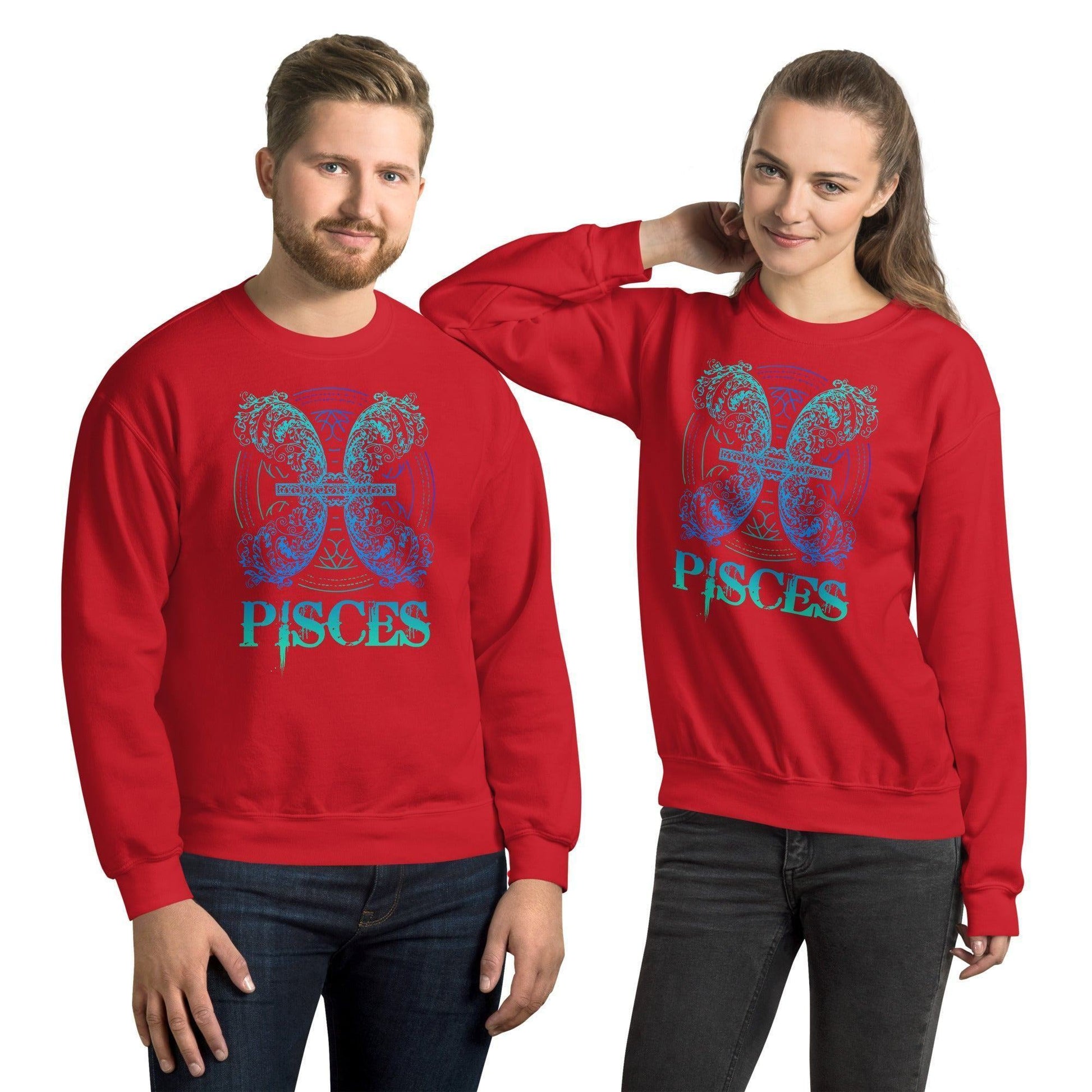 Sternzeichen Fische Unisex Pullover Pullover JLR Design