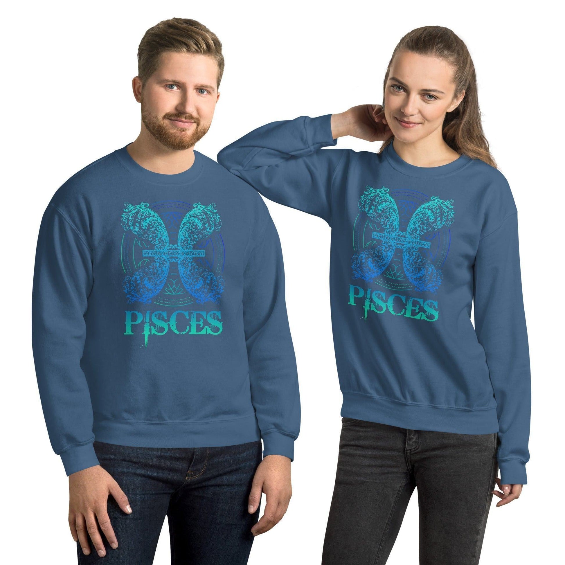 Sternzeichen Fische Unisex Pullover Pullover JLR Design