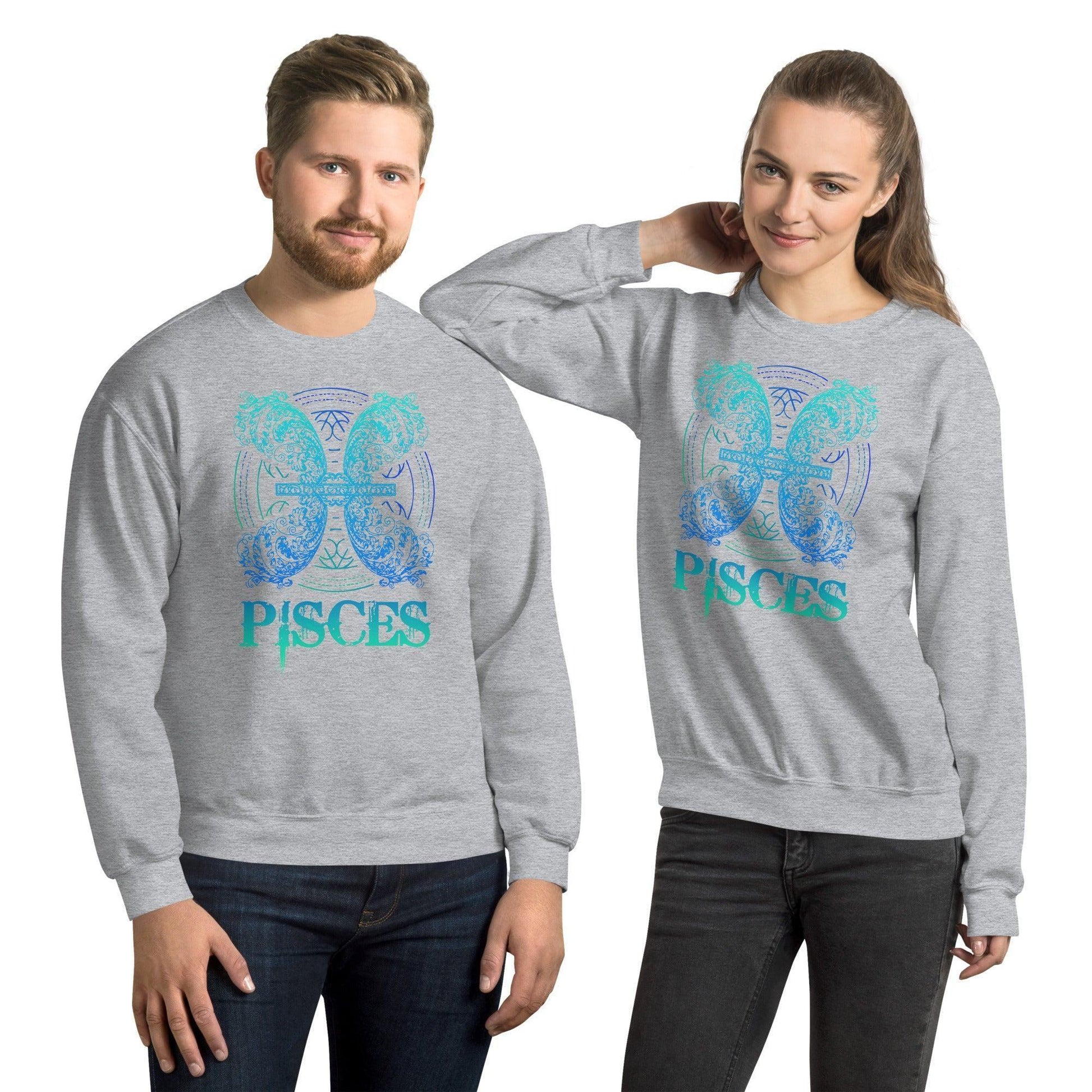 Sternzeichen Fische Unisex Pullover Pullover JLR Design