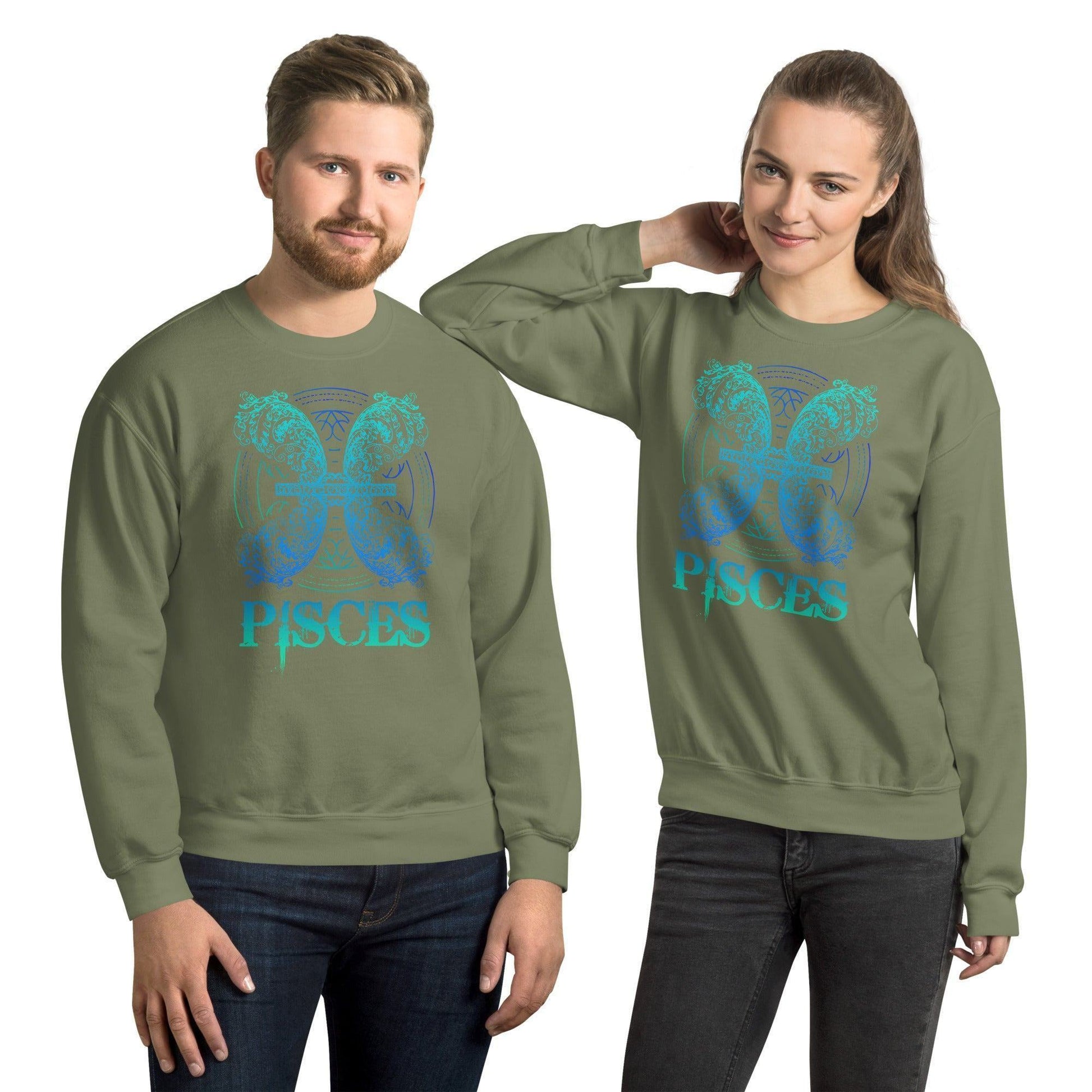 Sternzeichen Fische Unisex Pullover Pullover JLR Design
