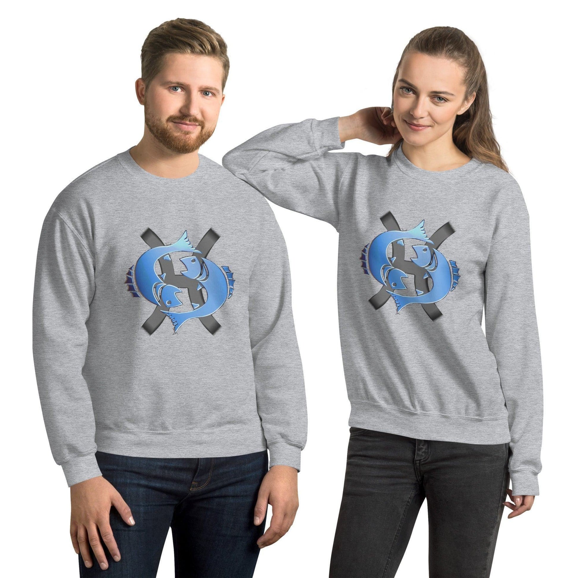 Sternzeichen Fische Unisex Pullover Pullover JLR Design