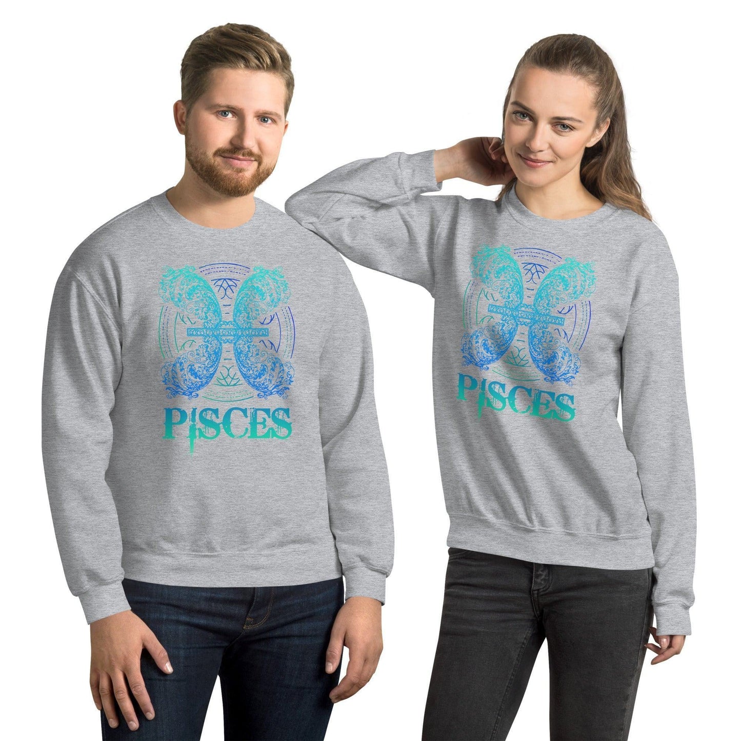 Sternzeichen Fische Unisex Pullover Pullover 42.99 Allrounder, angenehmes, Apparel, Astrologie, Baumwolle, Begleiter, Damen, Design, doppelnaht, Fashion, feingesticktes, Fische, Fleece, Frau, hergestellt, Herren, hochwertige, Horoskop, kalte, Kleiderschrank, kombinieren, kuschelig, lässiger, Mann, Mode, Outfit, Pisces, Polyester, Pullover, Rippausschnitt, Saum, Schnitt, sign, Sternzeichen, Streetwear, Tage, Trageerlebnis, Tragegefühl, vielseitig, warm, zeitloses, Zodiac, Ärmelbündchen JLR Design