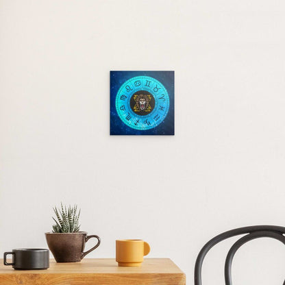 Sternzeichen Löwe Metall Poster 20 x 20 cm Metallposter JLR Design