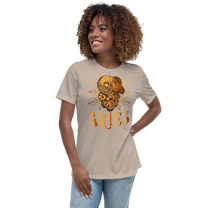 Sternzeichen Widder Damen-T-Shirt T-Shirt 36.99 Aries, Astrology, baumwolle, bequem, Büro, Damen, Design, Fashion, figurbetont, Frauen, Freizeit, hautfreundlich, heather, Horoskop, Jeans, kombination, Mode, Passform, polyester, Rundhalsausschnitt, Röcke, Shorts, Sign, Sternzeichen, stilvoll, Style, T-Shirt, vorgeschrumpft, weich, Widder, Zodiac JLR Design