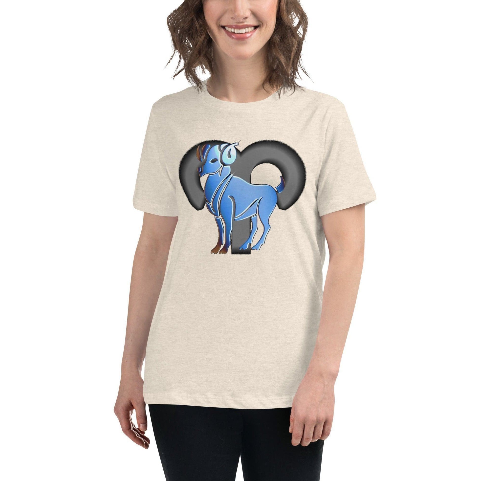 Sternzeichen Widder Damen-T-Shirt T-Shirt JLR Design