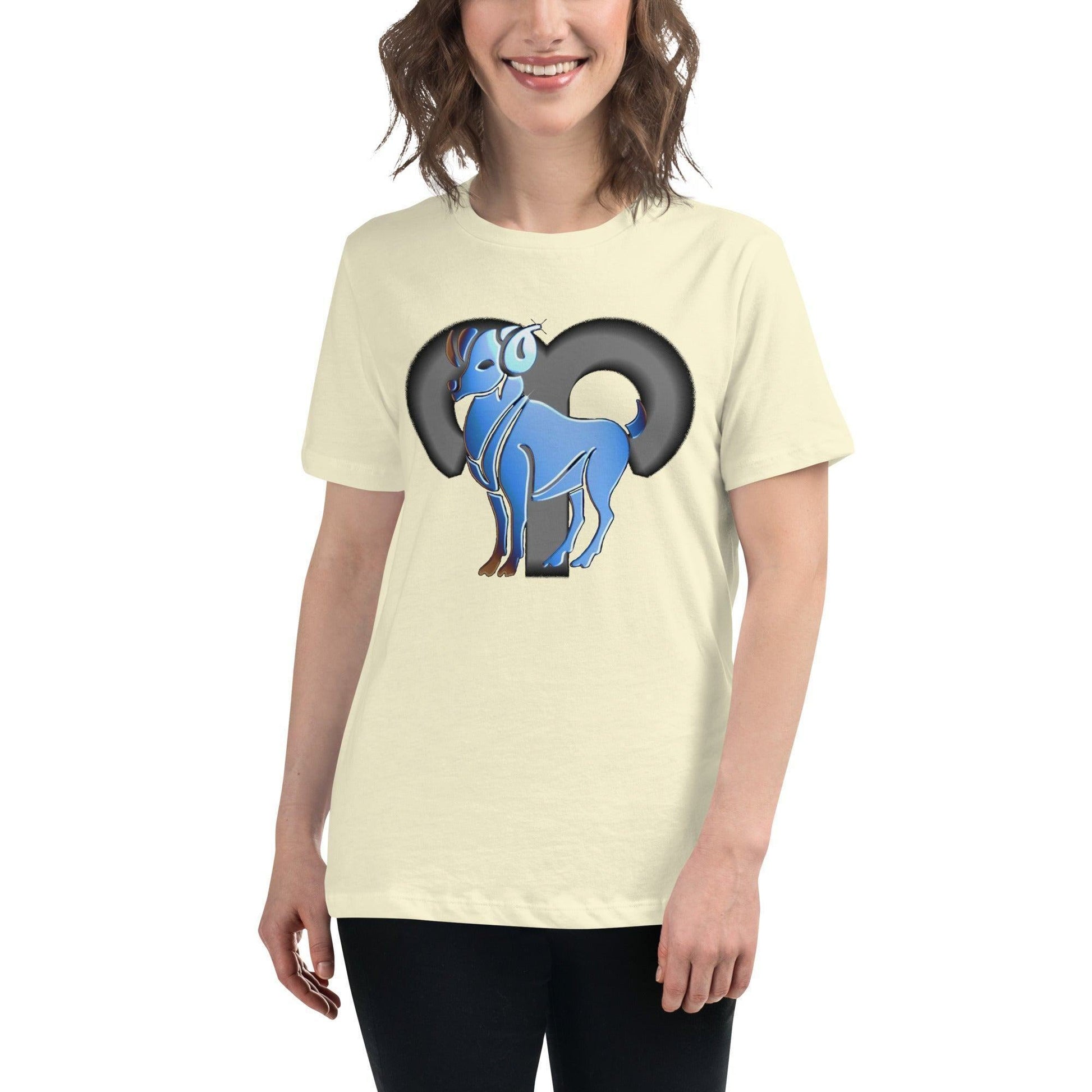 Sternzeichen Widder Damen-T-Shirt T-Shirt JLR Design