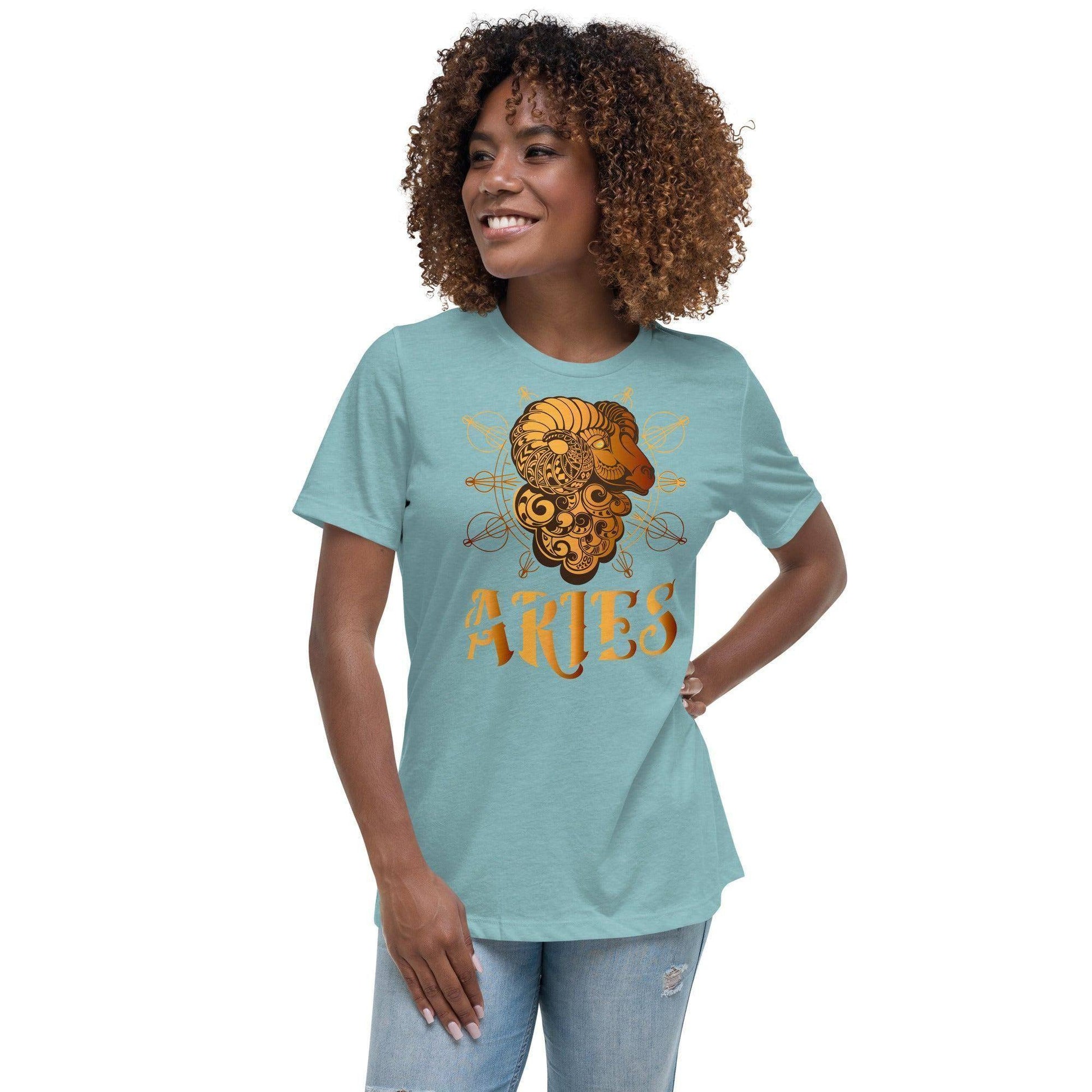 sternzeichen-widder-damen-t-shirt-t-shirt-jlr-design-95437 - JLR Design