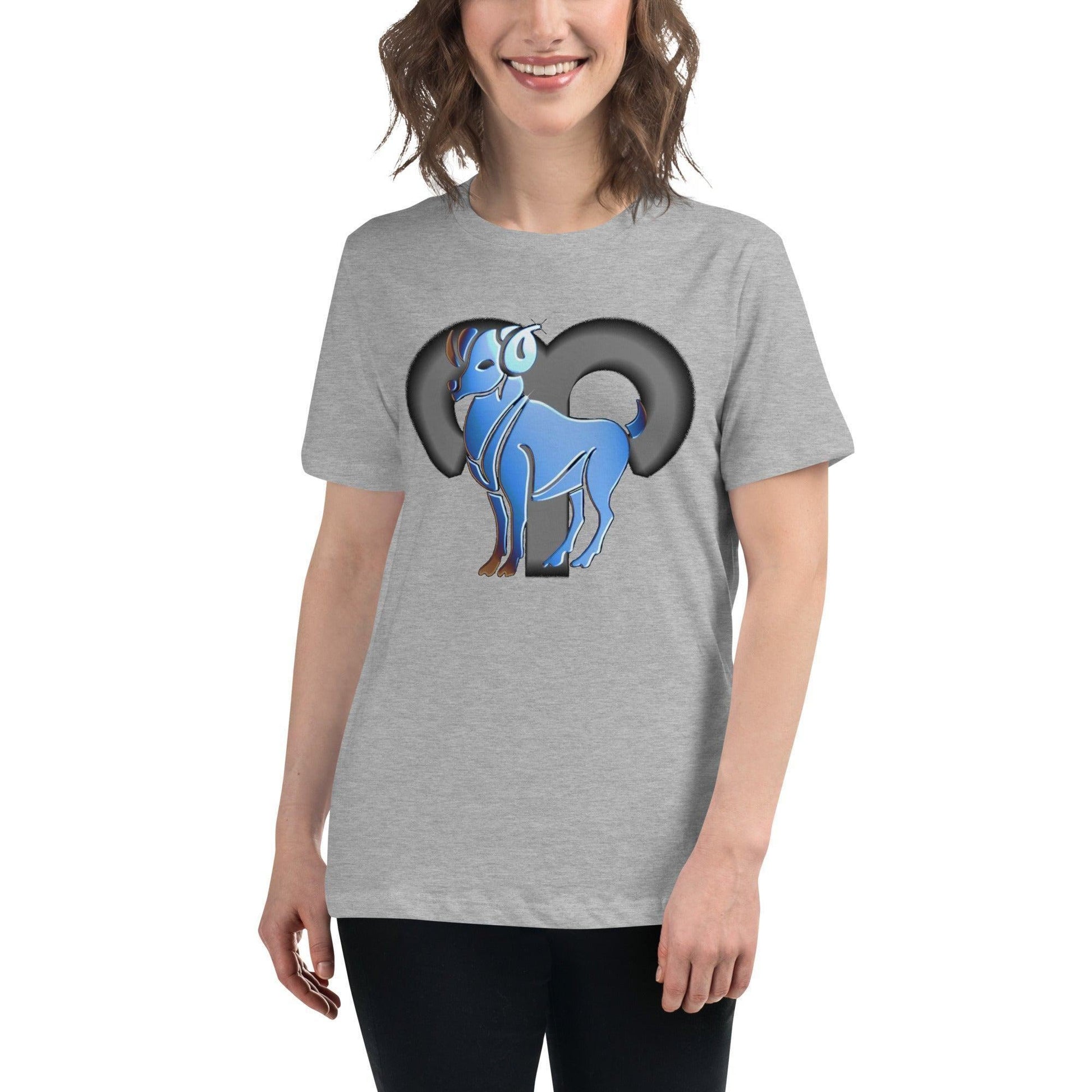 Sternzeichen Widder Damen-T-Shirt T-Shirt JLR Design