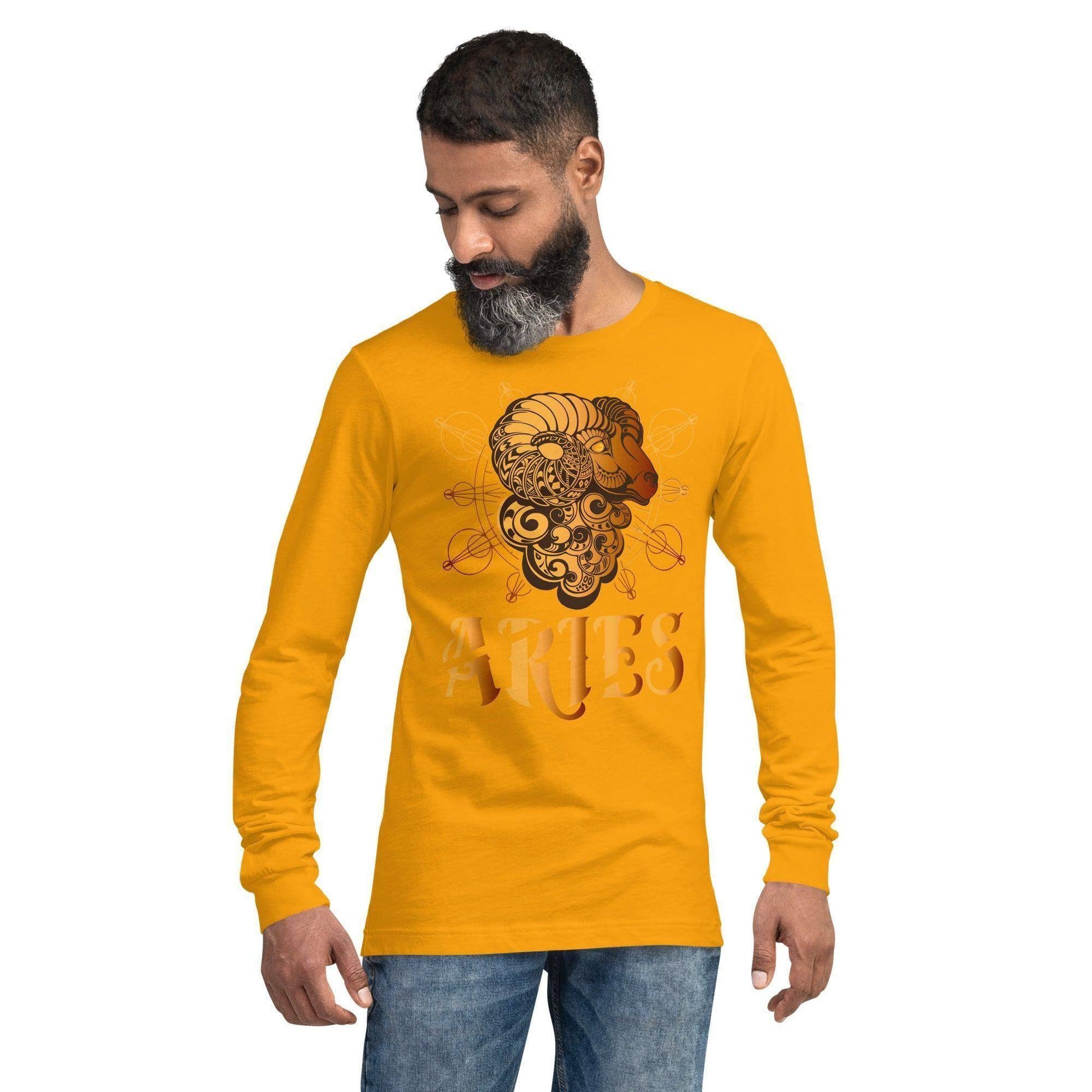 sternzeichen-widder-langarmshirt-langarmshirt-jlr-design-56201 - JLR Design
